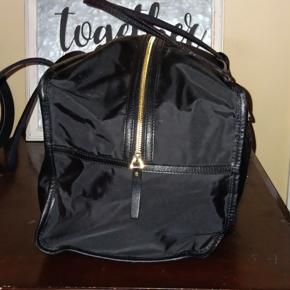 KATE SPADE LARGE BLACK NYLON WEEKENDER - Picture 5 of 9